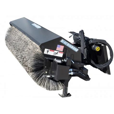 front broom skid steer|rotary broom for skid steer.